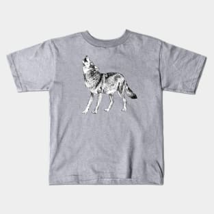 Wolf Print Kids T-Shirt